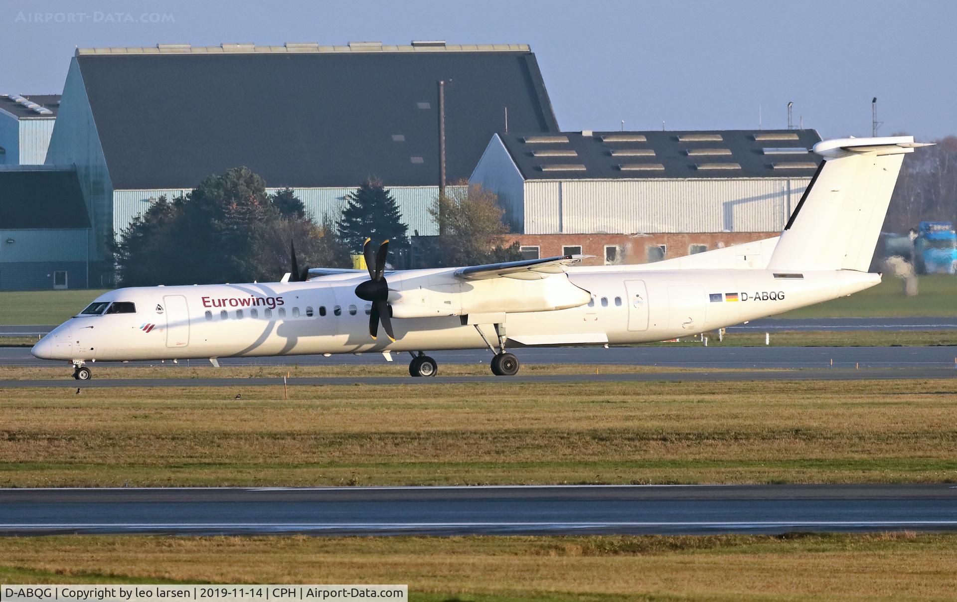 D-ABQG, 2009 De Havilland Canada DHC-8-402Q Dash 8 C/N 4250, Copenhagen 14.11.2019