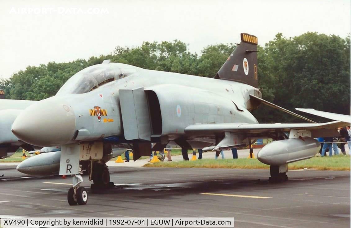 XV490, 1969 McDonnell Douglas Phantom FGR2 C/N 3401, At the Phantom Phinale photocall.