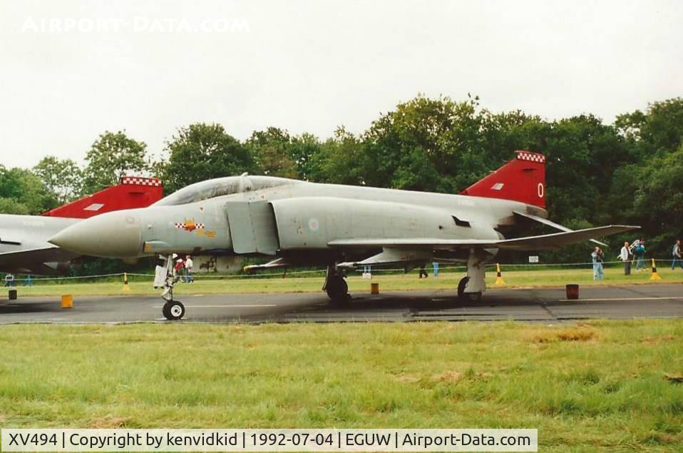 XV494, 1969 McDonnell Douglas Phantom FGR2 C/N 3428, At the Phantom Phinale photocall.