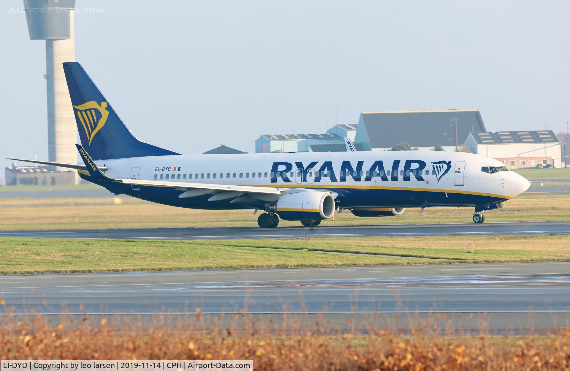 EI-DYD, 2008 Boeing 737-8AS C/N 33632, Copenhagen 14.11.2019