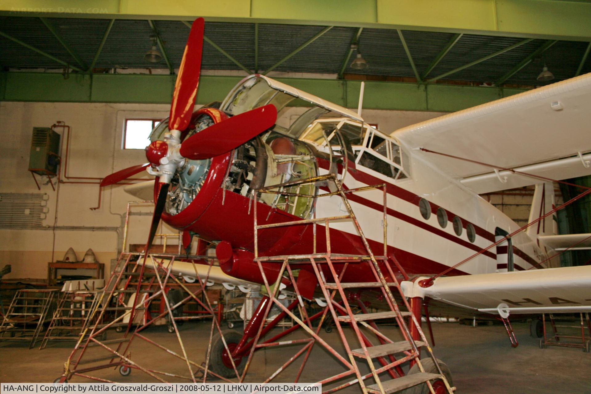 HA-ANG, 1972 Antonov An-2P C/N 1G132-53, LHKV - Kaposujlak Airport, Hungary