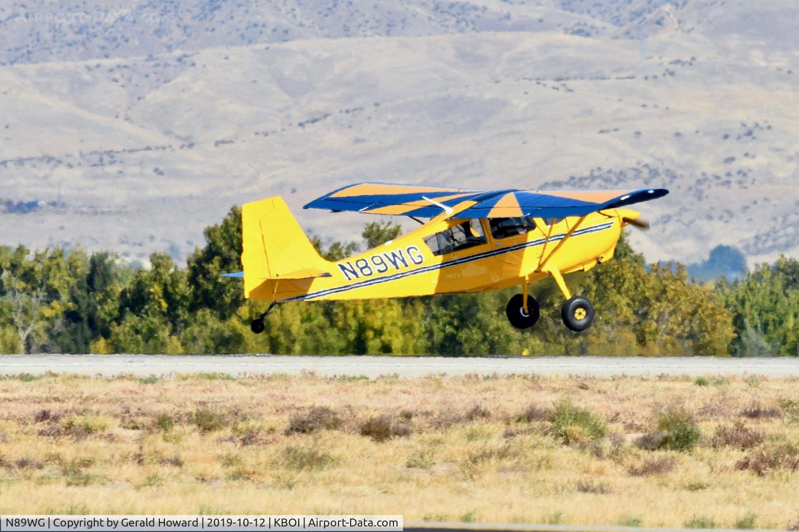 N89WG, 2019 American Champion 8GCBC Scout C/N 598-2019, On 10R.