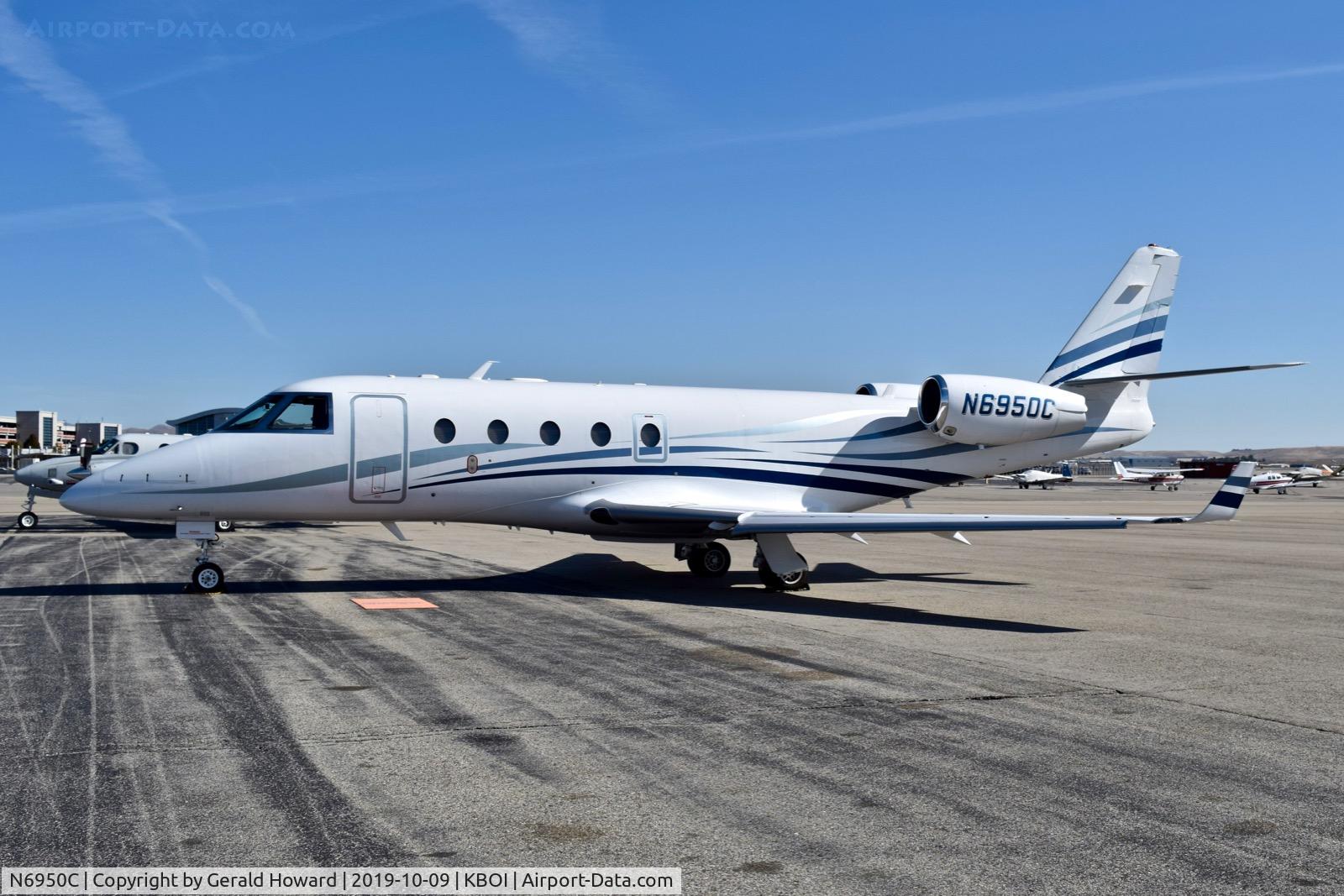 N6950C, 2016 Israel Aerospace Industries Gulfstream G150 C/N 322, Parked on north GA ramp.