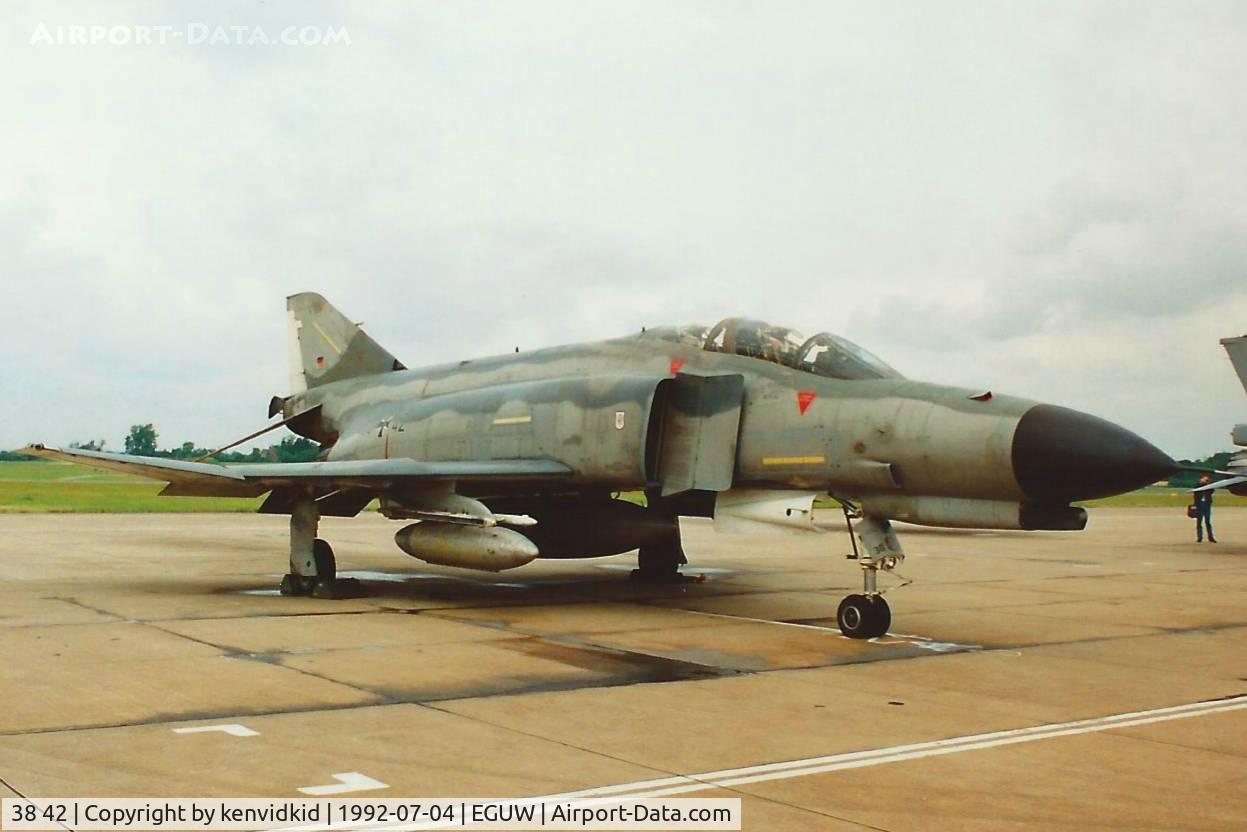 38 42, 1972 McDonnell Douglas F-4F Phantom II C/N 4731, At the Phantom Phinale photocall.
