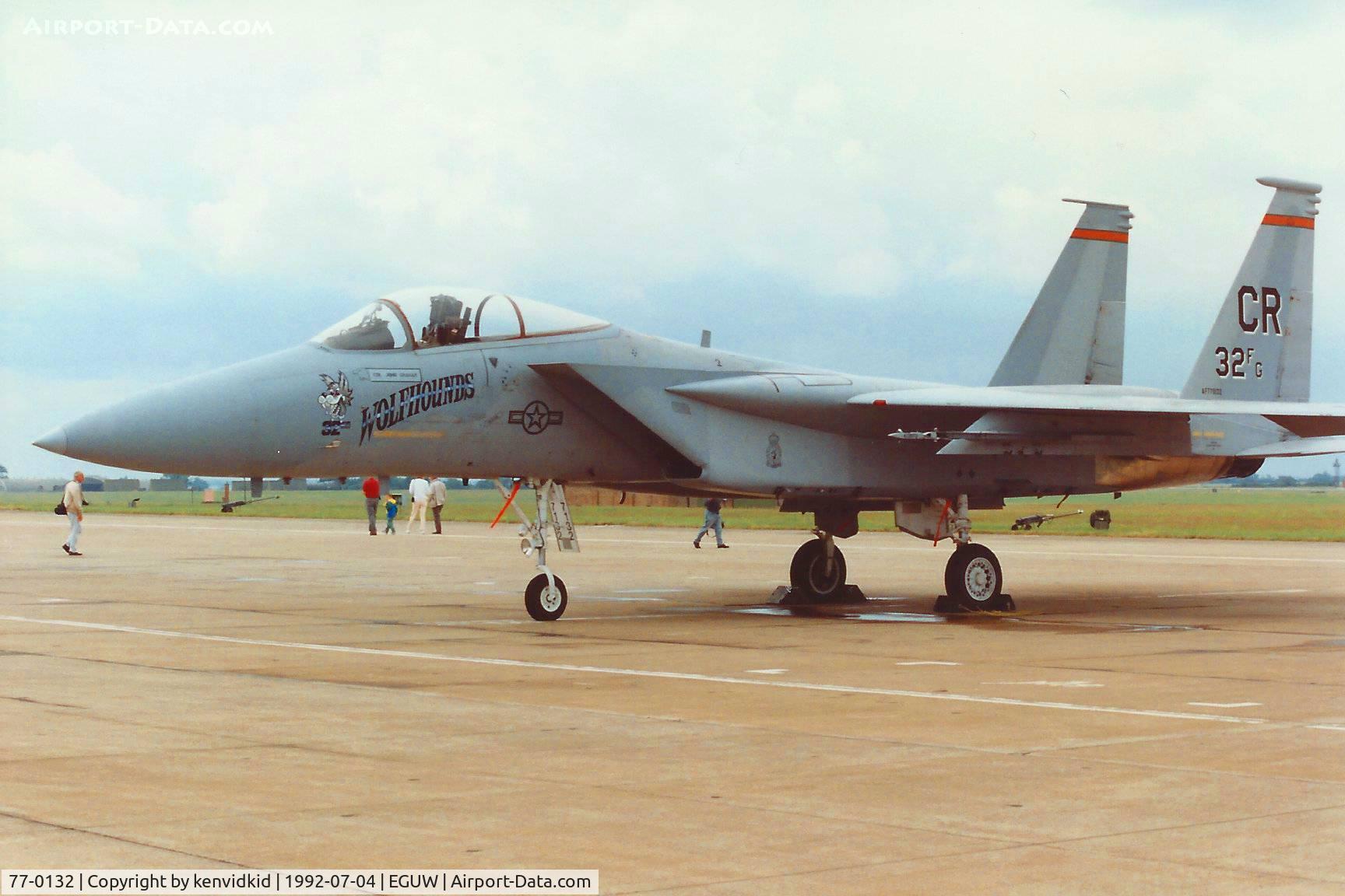 77-0132, 1977 McDonnell Douglas F-15A Eagle C/N 0420/A344, At the Phantom Phinale photocall.