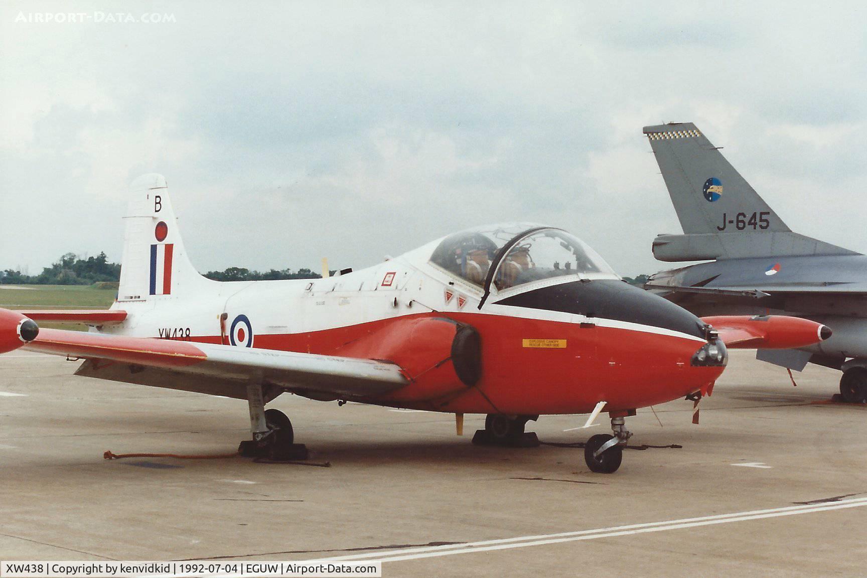 XW438, 1972 British Aicraft Corporation Jet Provost T.5A C/N EEP/JP/1060, At the Phantom Phinale photocall.