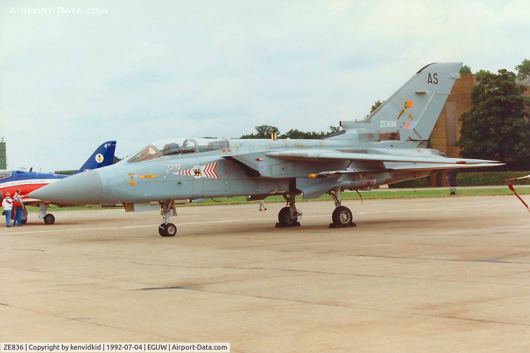 ZE836, 1988 Panavia Tornado F.3 C/N 728/AS080/3331, At the Phantom Phinale photocall.