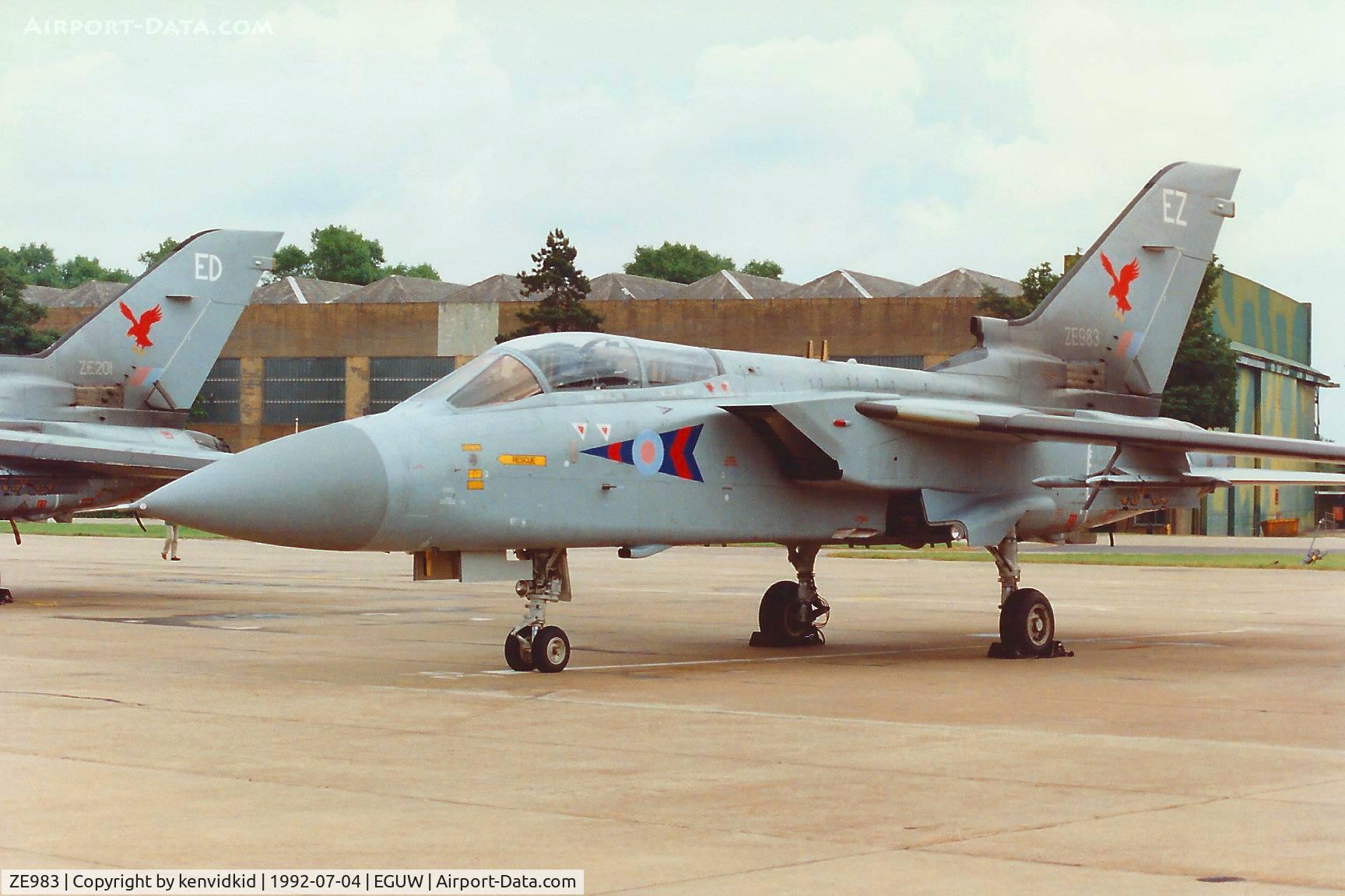 ZE983, 1990 Panavia Tornado F.3 C/N 805/AS123/3381, At the Phantom Phinale photocall.