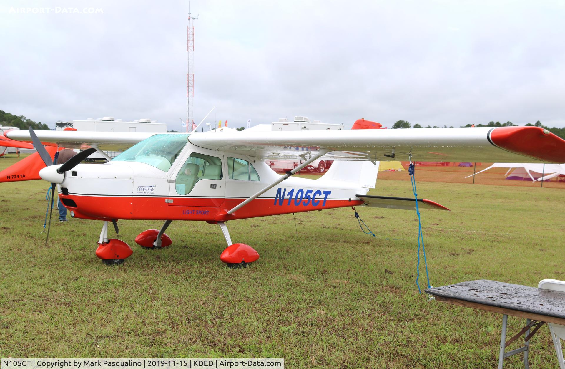 N105CT, Paradise Usa Llc Paradise P-1 SLSA LW C/N 0116, Paradise P-1 SLSA LW