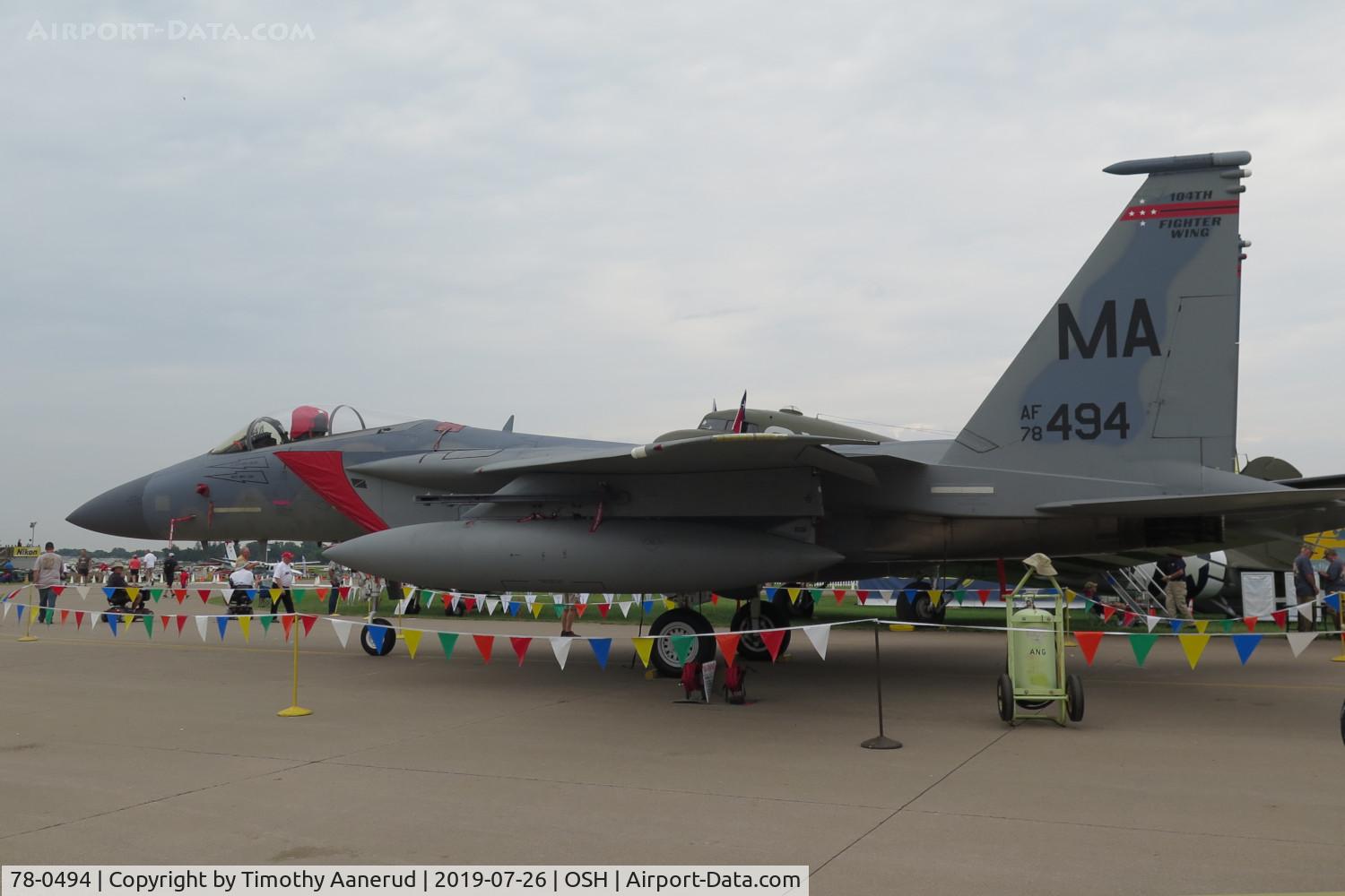 78-0494, 1978 McDonnell Douglas F-15C Eagle Eagle C/N 0477/C027, 78-0494, 1978 McDonnell Douglas F-15C Eagle, c/n: 0477/C027