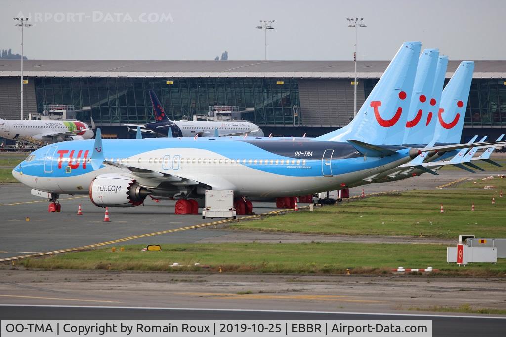 OO-TMA, 2018 Boeing 737-8 MAX C/N 44590, Parked