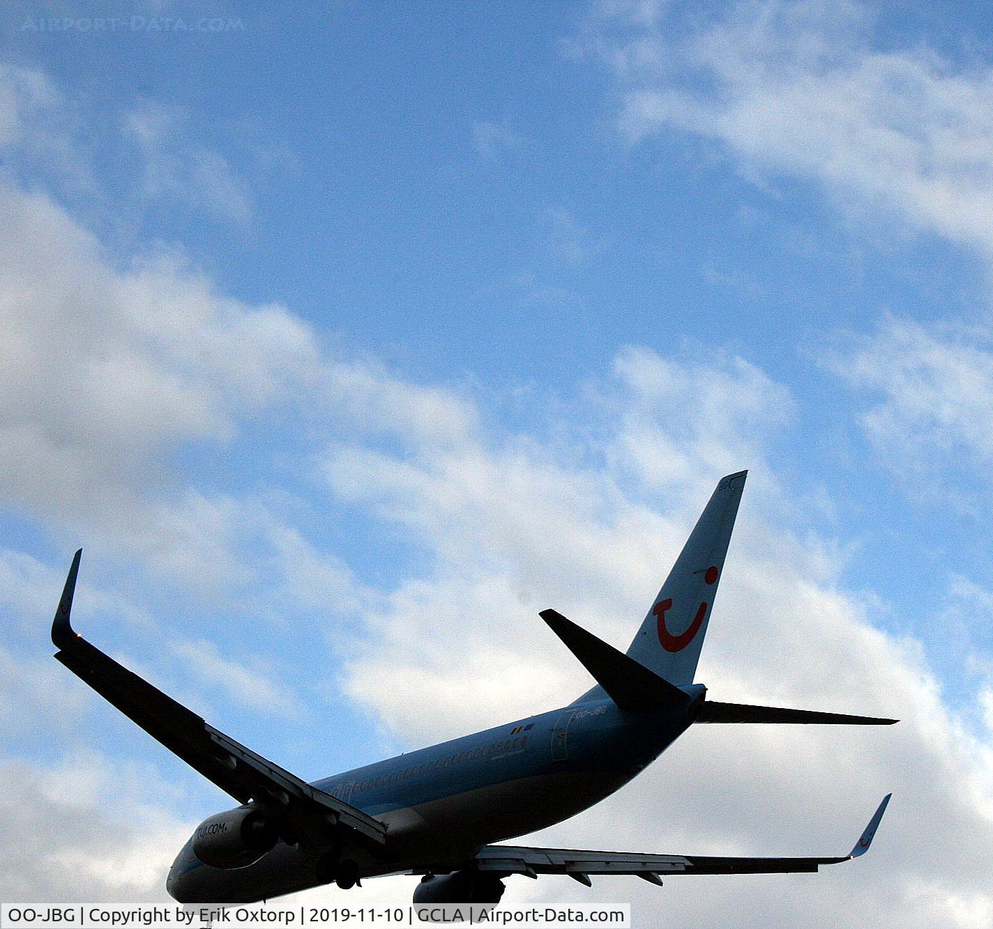 OO-JBG, 2008 Boeing 737-8K5 C/N 35142, OO-JBG in SPC
