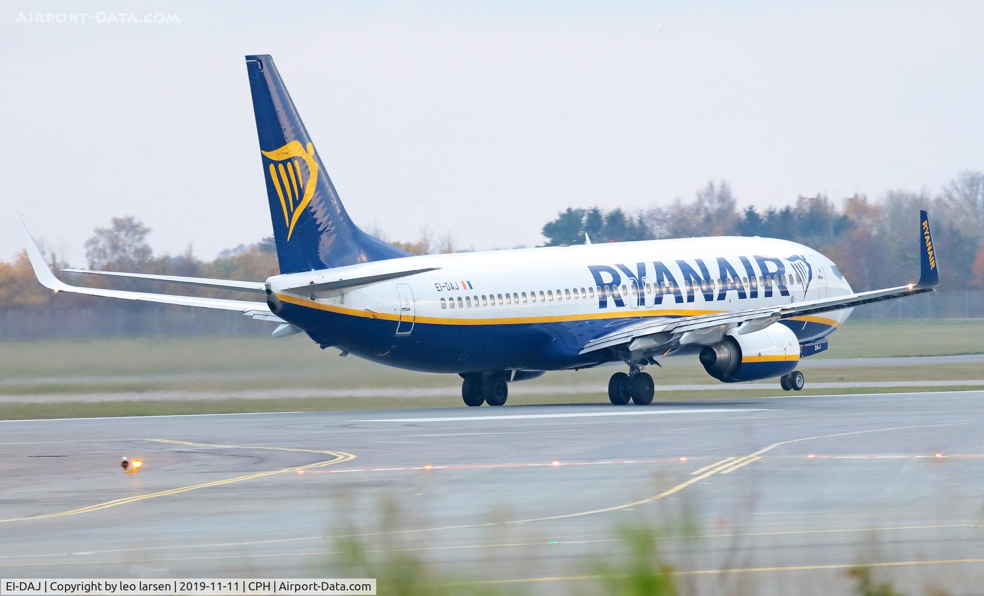 EI-DAJ, 2003 Boeing 737-8AS C/N 33548, Copenhagen 11.11.2019