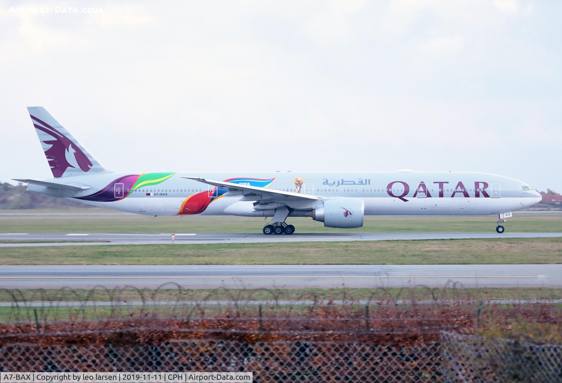 A7-BAX, 2012 Boeing 777-3DZ/ER C/N 41780, Copenhagen 11.11.2019