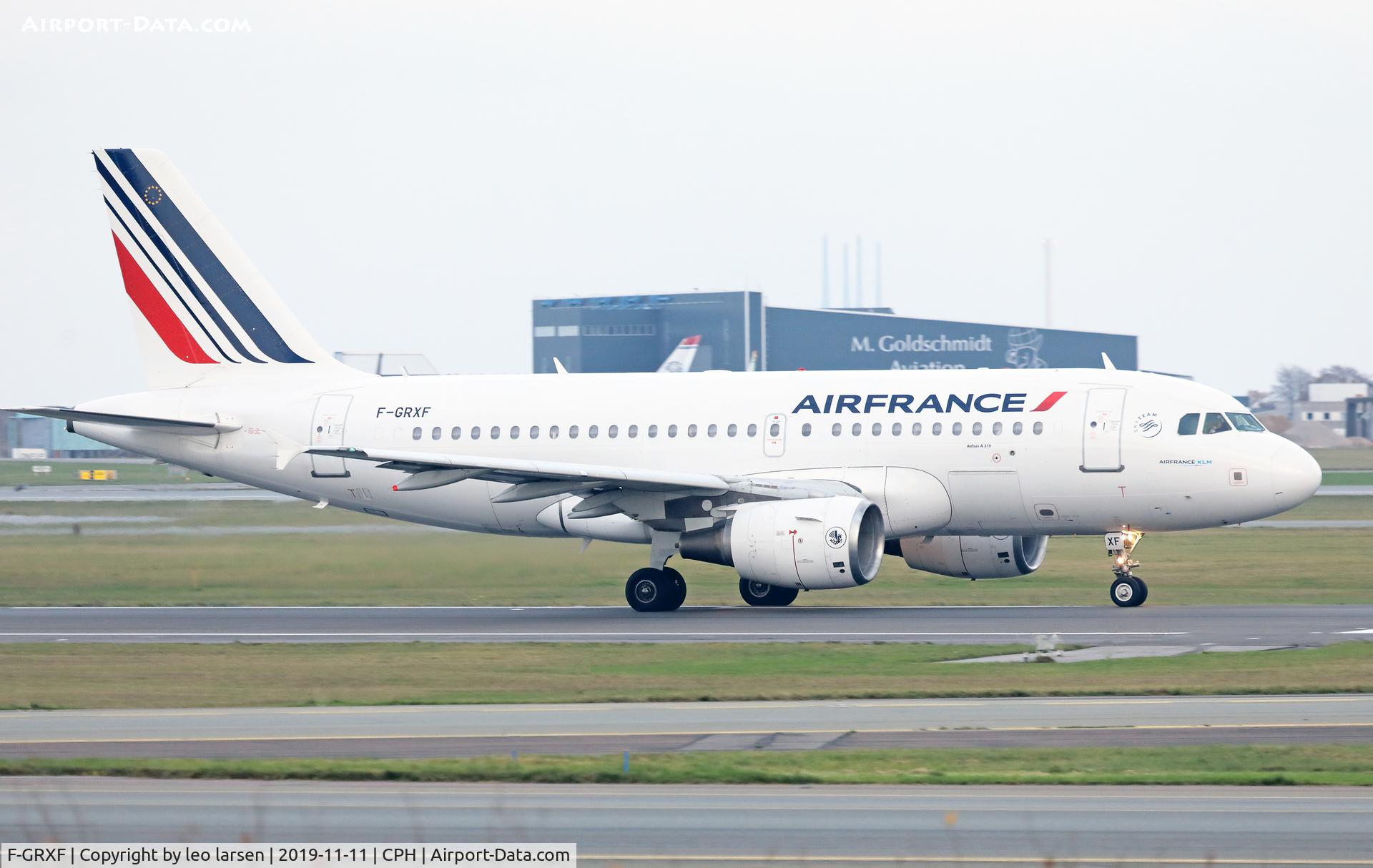F-GRXF, 2003 Airbus A319-111 C/N 1938, Copenhagen 11.11.2019
