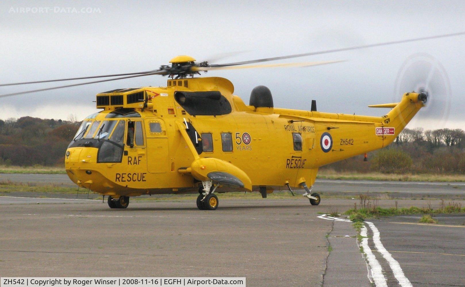ZH542, Westland Sea King HAR.3A C/N WA1008, Visiting SAR helicopter operated by A Flight of 22 Squadron RAF.