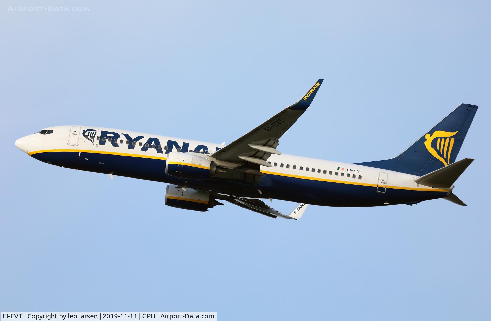 EI-EVT, 2012 Boeing 737-8AS C/N 40315, Copenhagen 11.11.2019
