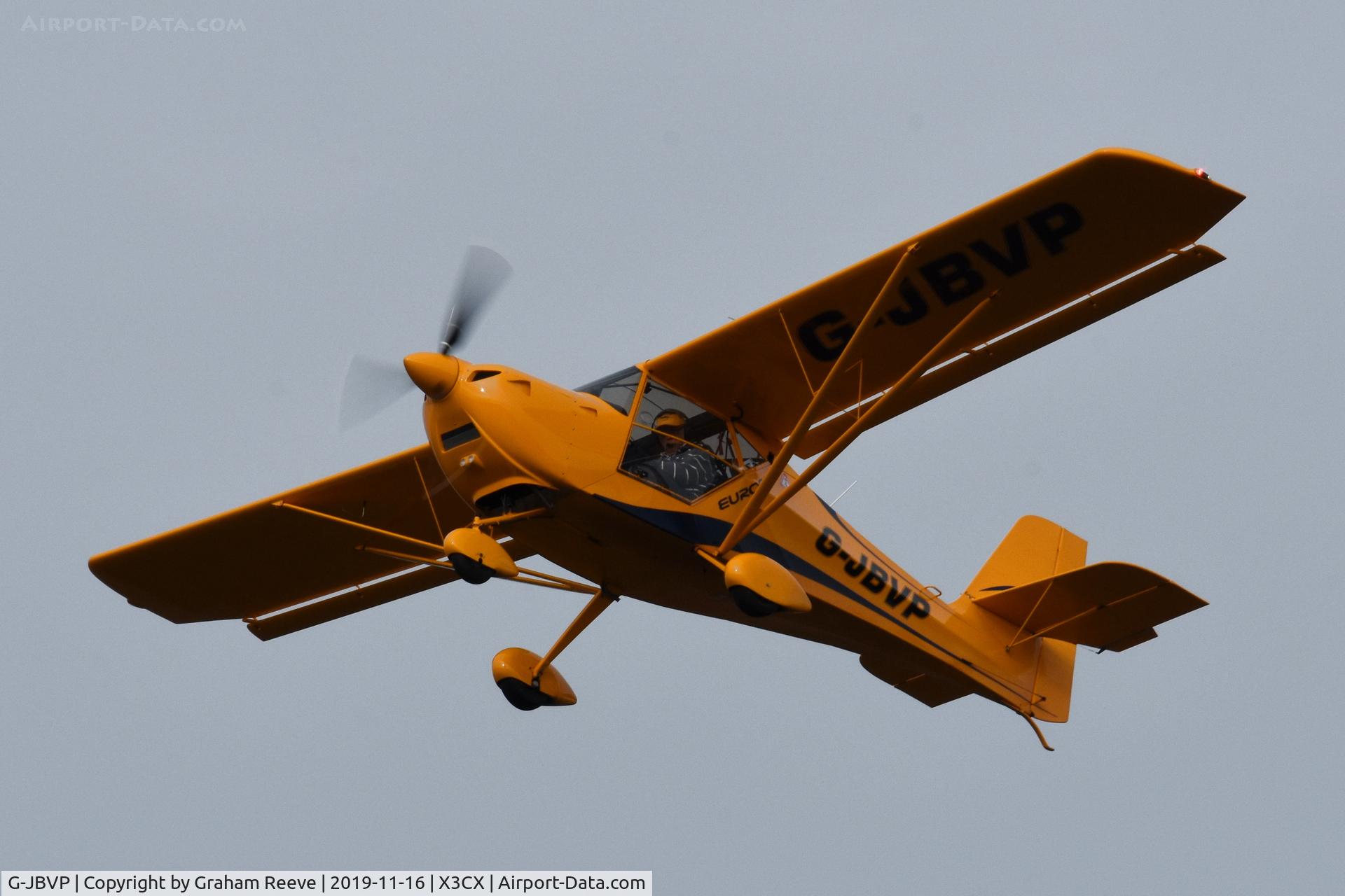 G-JBVP, 2017 Eurofox 3K C/N 52517, Departing from Northrepps.