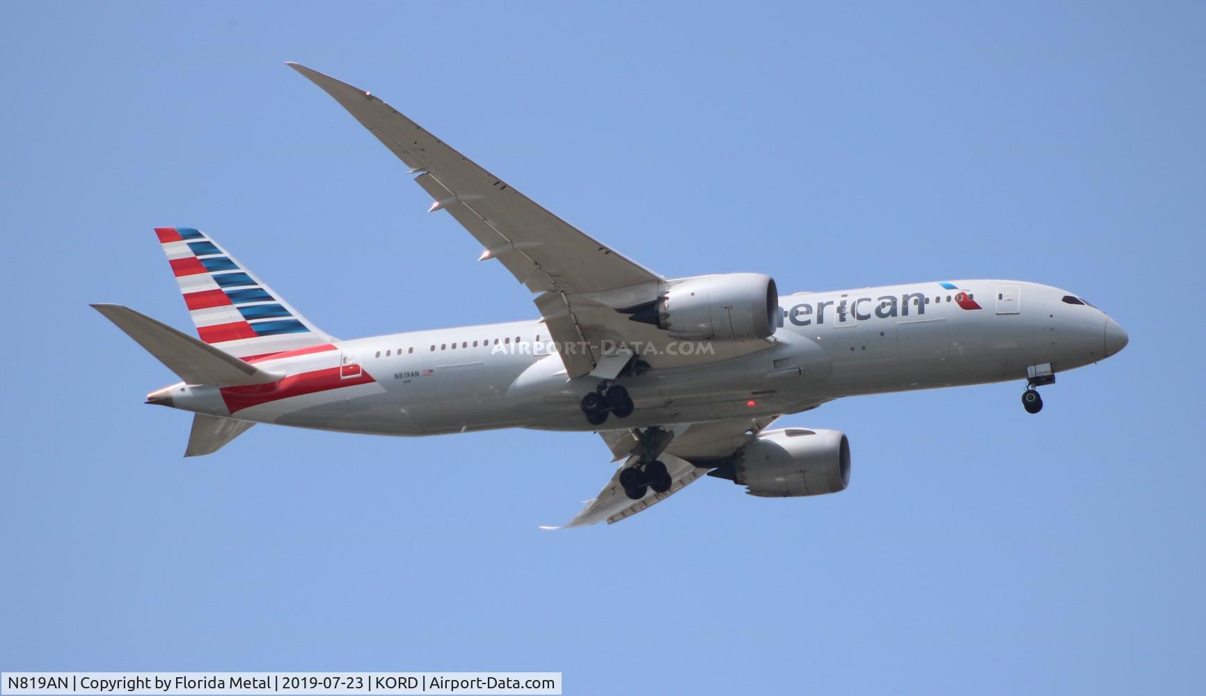 N819AN, 2017 Boeing 787-8 Dreamliner Dreamliner C/N 40637, American