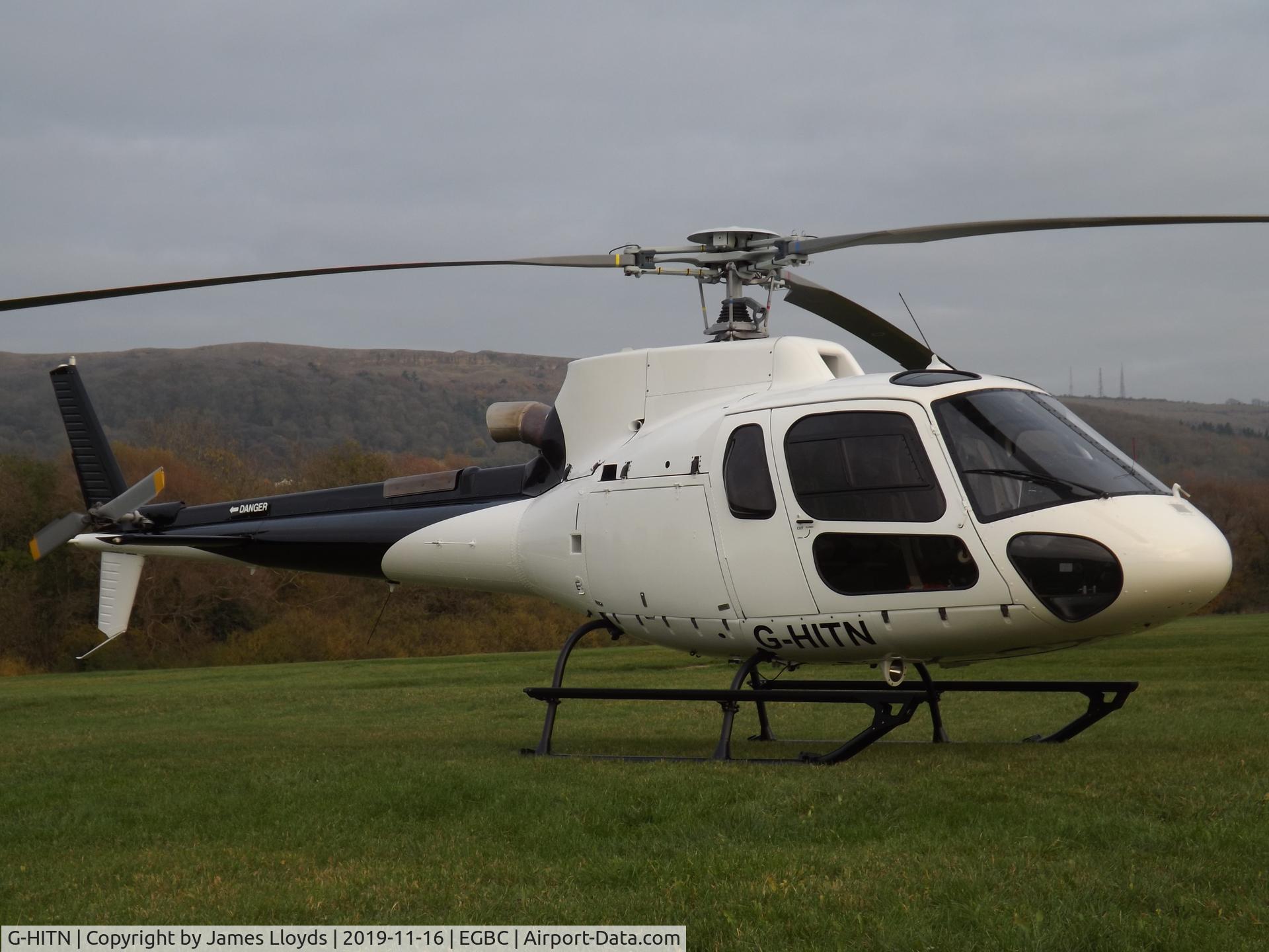 G-HITN, 2019 Airbus Helicopters AS-350B-3 Ecureuil C/N 8664, A brand new Helicopter parked up at Cheltenham Helipad