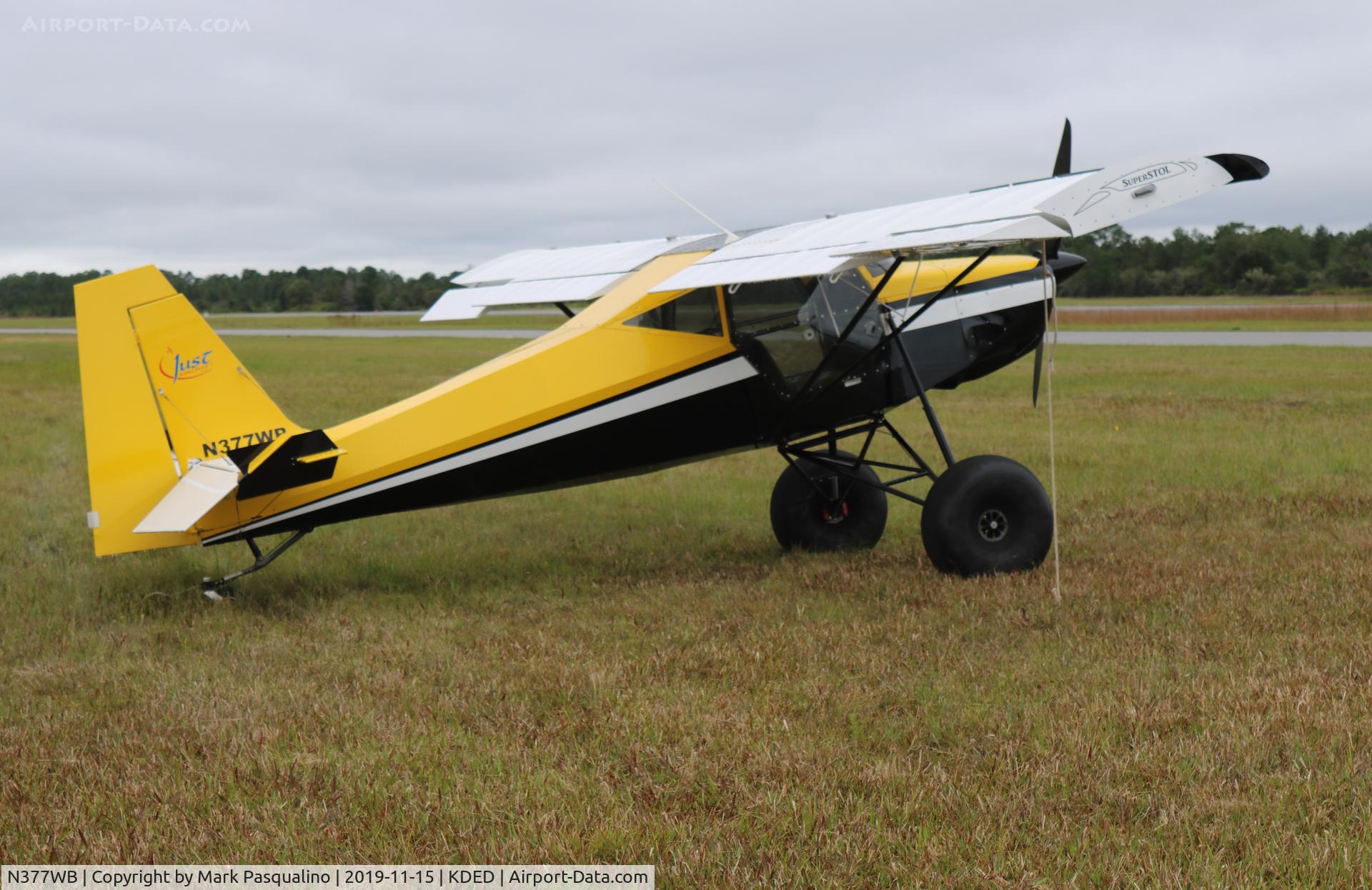 N377WB, 2015 Just Aircraft JA30 Superstol C/N JA449-03-15, JA30 Superstol
