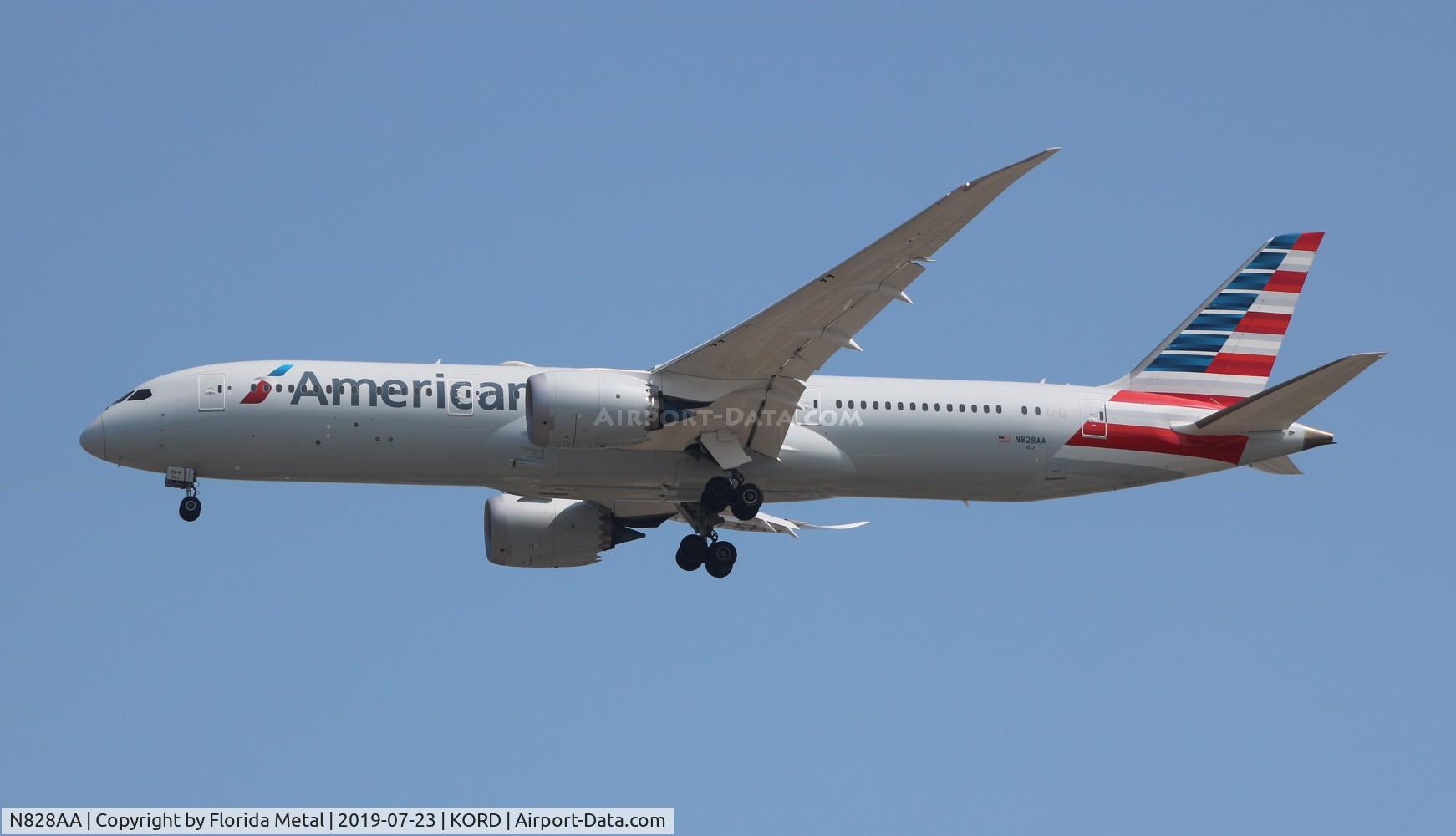 N828AA, 2017 Boeing 787-9 Dreamliner Dreamliner C/N 40648, American