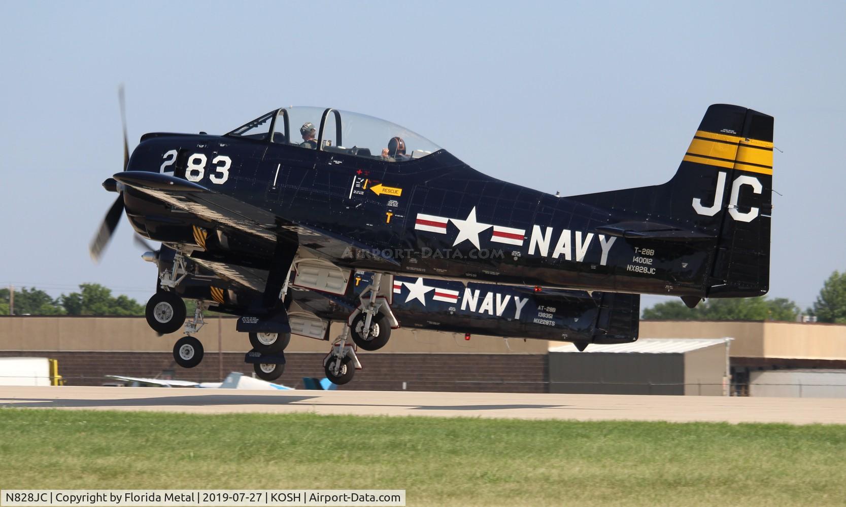 N828JC, 1955 North American T-28B Trojan C/N 219-11, T-28B