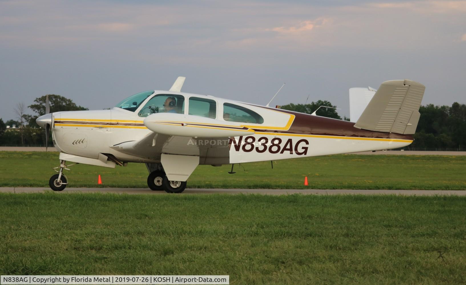 N838AG, 1961 Beech N35 Bonanza C/N D-6727, Bonanza