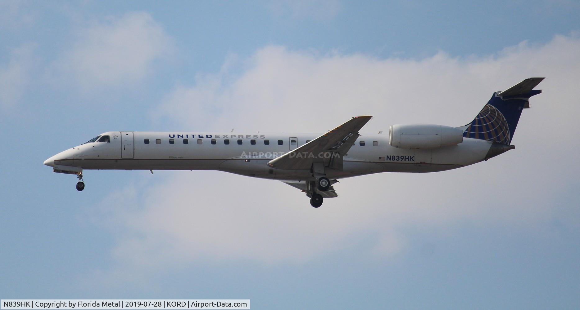 N839HK, 2004 Embraer ERJ-145LR (EMB-145LR) C/N 14500829, Trans States