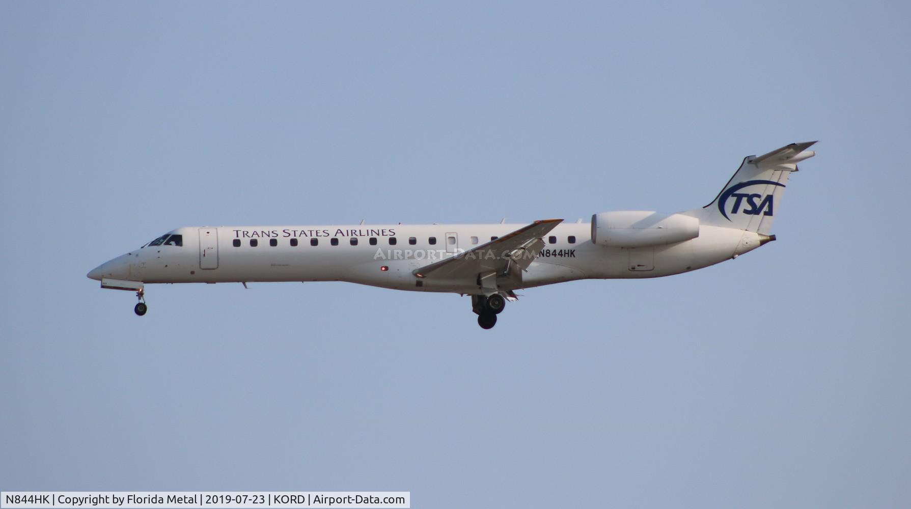 N844HK, 2004 Embraer ERJ-145LR (EMB-145LR) C/N 14500838, Trans State