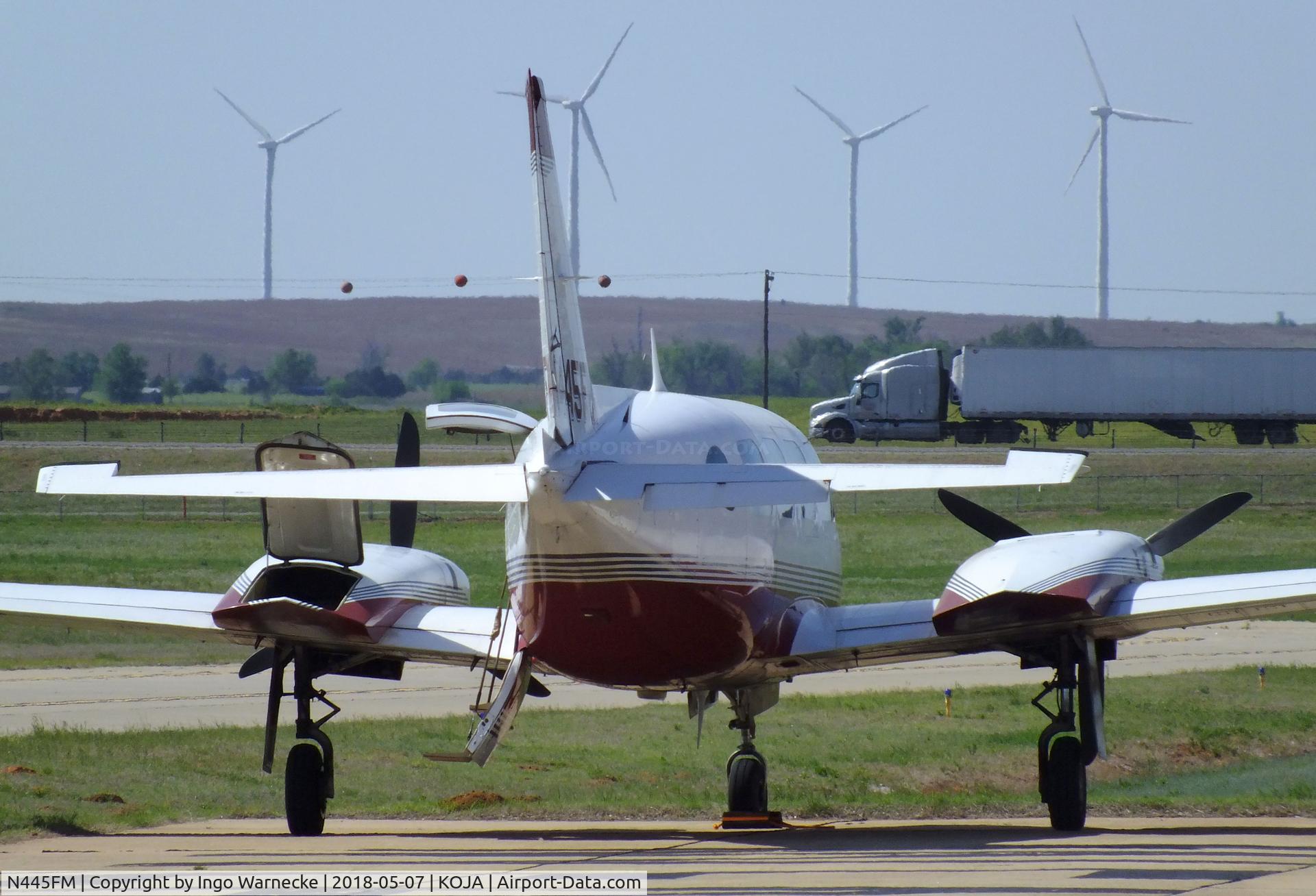 N445FM, 1976 Piper PA-31-325 Navajo C/R C/N 31-7612046, Piper PA-31-325 Navajo at Thomas P. Stafford Airport, Weatherford OK