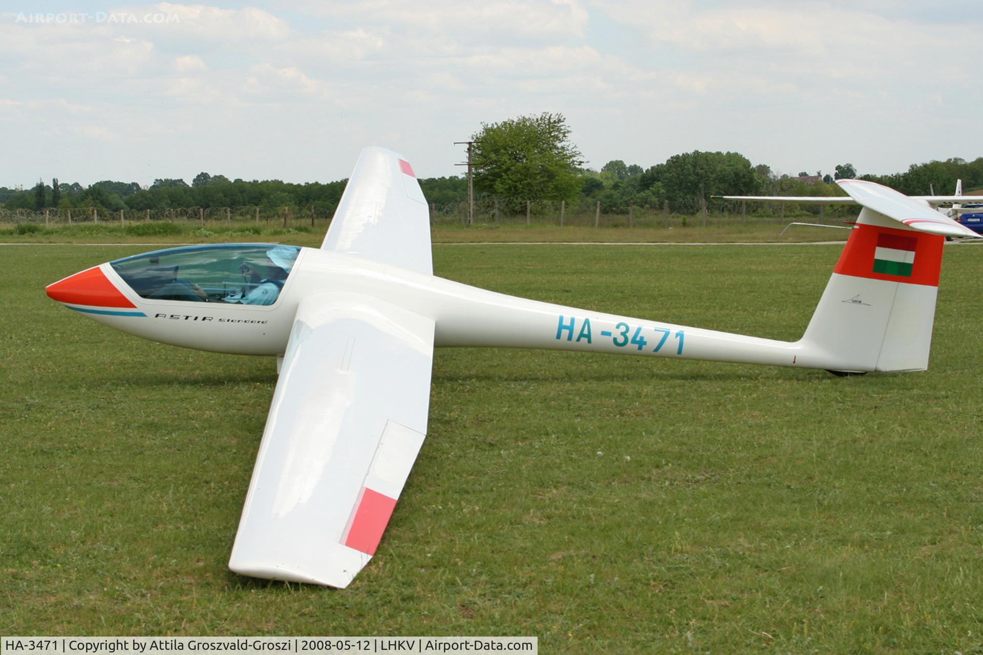 HA-3471, 1979 Grob G-102 Astir CS 77 C/N 1809, LHKV - Kaposujlak Airport, Hungary