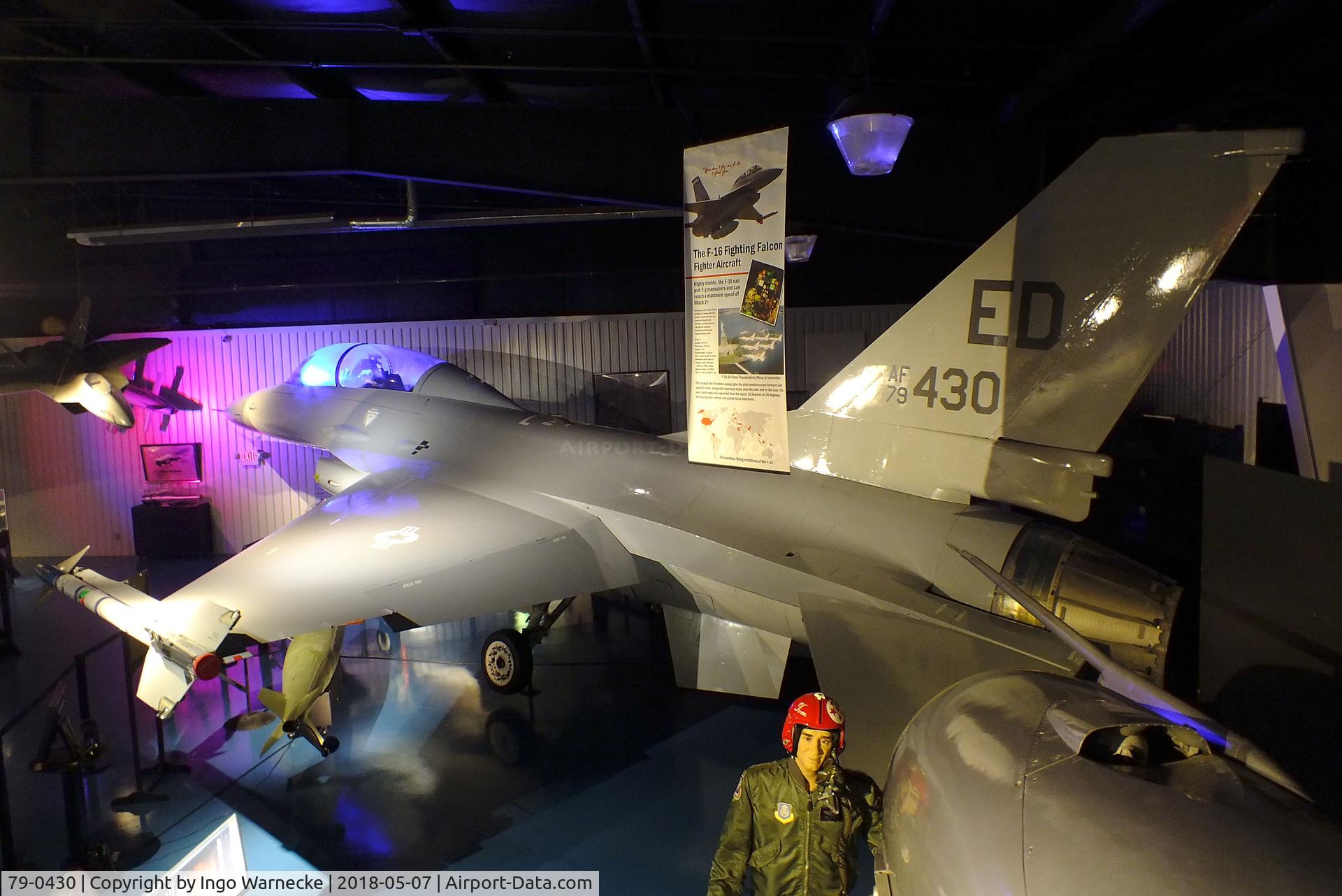 79-0430, General Dynamics F-16B Fighting Falcon C/N 62-62, General Dynamics F-16B Fighting Falcon at the Stafford Air & Space Museum, Weatherford OK