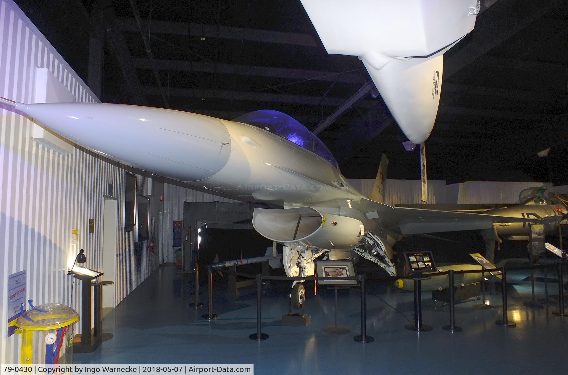 79-0430, General Dynamics F-16B Fighting Falcon C/N 62-62, General Dynamics F-16B Fighting Falcon at the Stafford Air & Space Museum, Weatherford OK