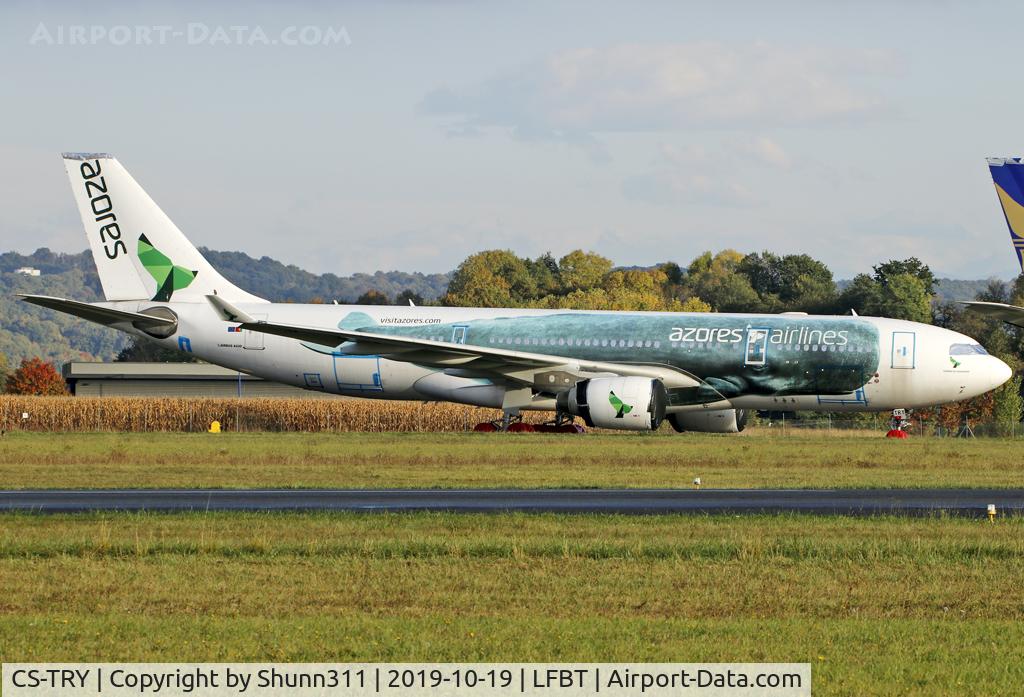 CS-TRY, 2008 Airbus A330-223 C/N 970, Stored @LDE in Whale c/s...