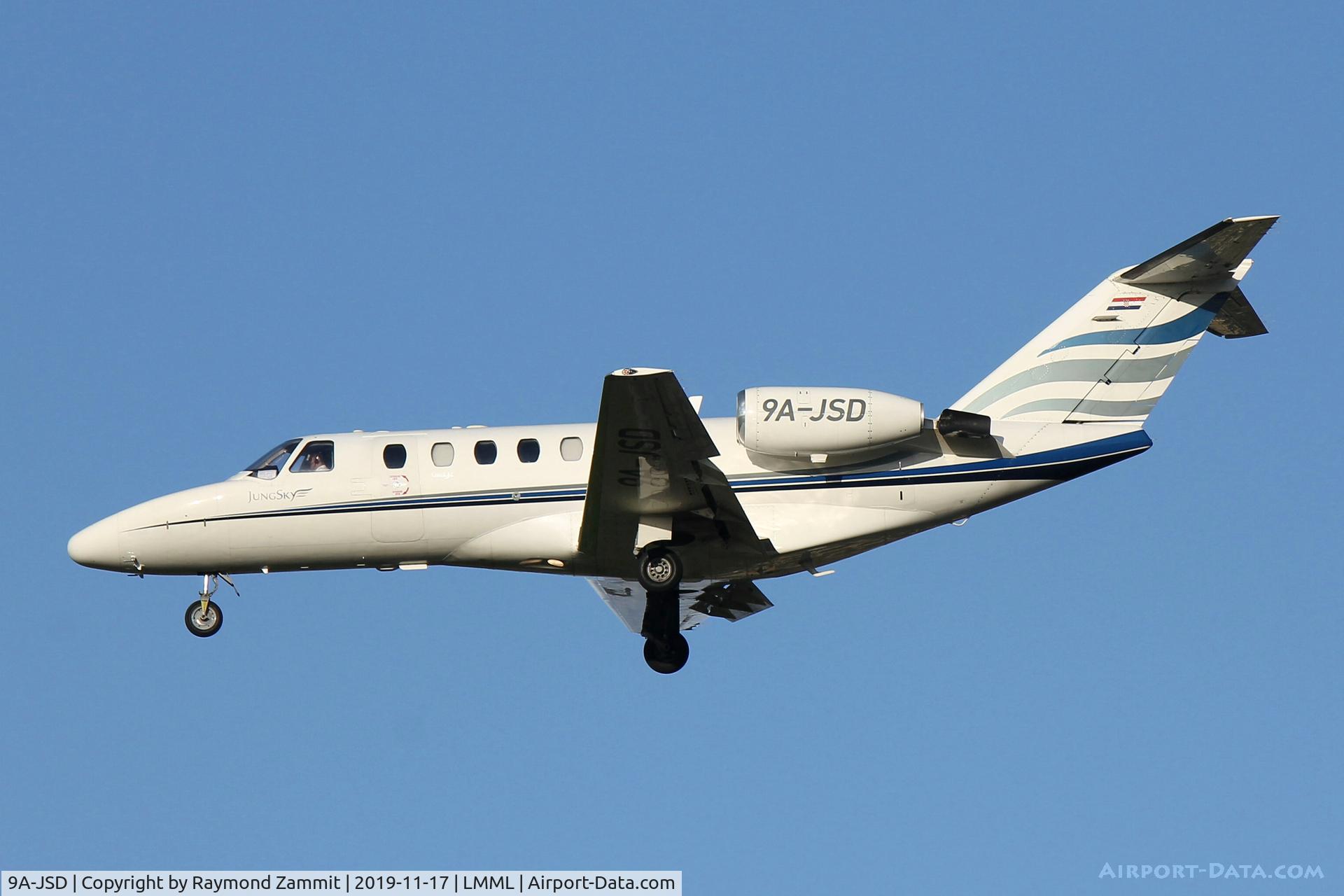 9A-JSD, 2003 Cessna 525A CitationJet CJ2 C/N 525A-0166, Cessna525A CitationJet CJ2 9A-JSD Junk Sky Aviation
