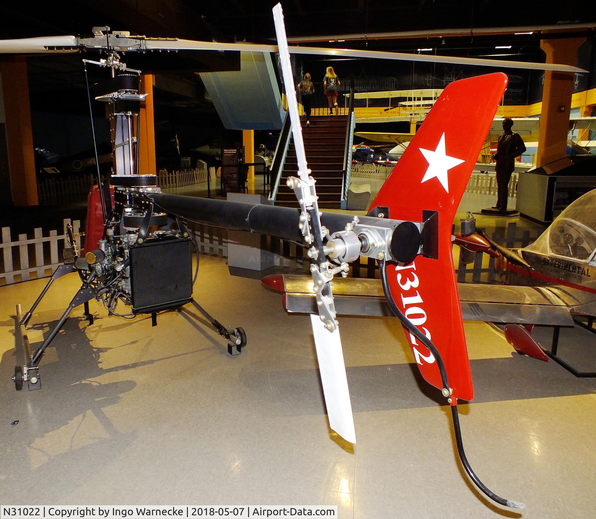 N31022, Banks Donald J LONESTAR SPRT HELICO C/N 011, Banks Lonestar Spirit Helico at the Science Museum Oklahoma, Oklahoma City OK