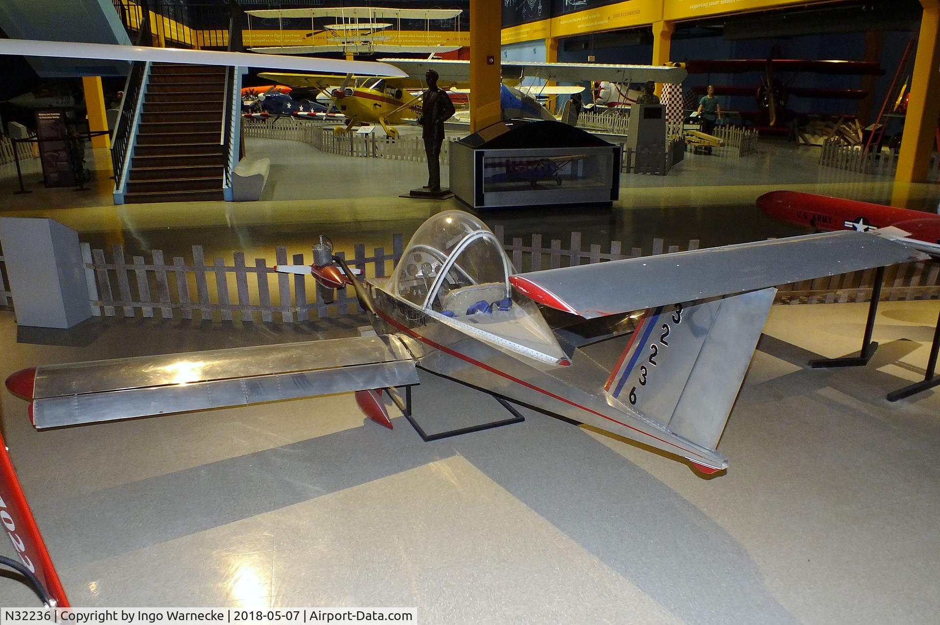 N32236, 1983 Zenair MC-12 Cricket C/N 12-0061, Colomban MC.12 CriCri (Zenair Cricket) at the Science Museum Oklahoma, Oklahoma City OK