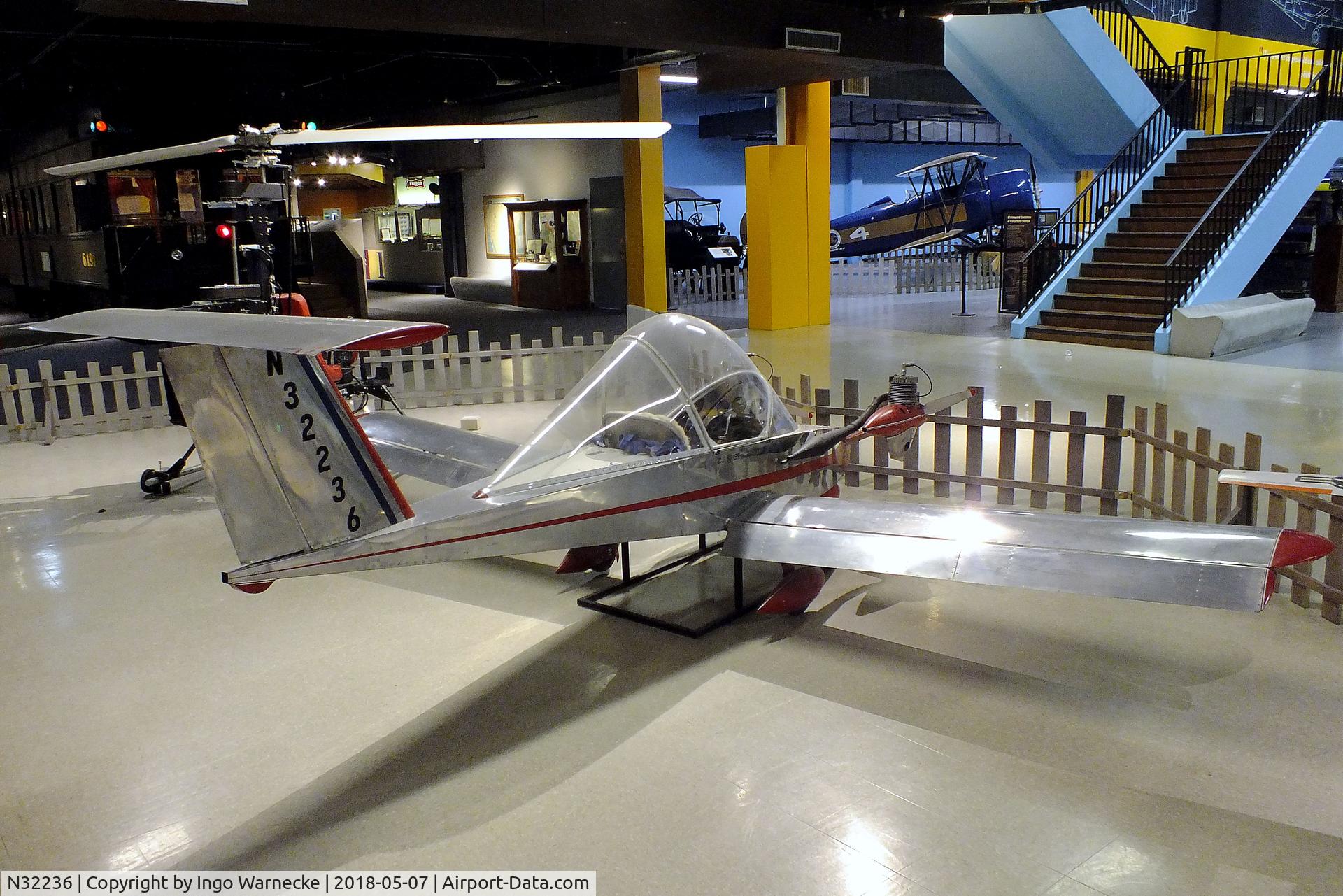 N32236, 1983 Zenair MC-12 Cricket C/N 12-0061, Colomban MC.12 CriCri (Zenair Cricket) at the Science Museum Oklahoma, Oklahoma City OK