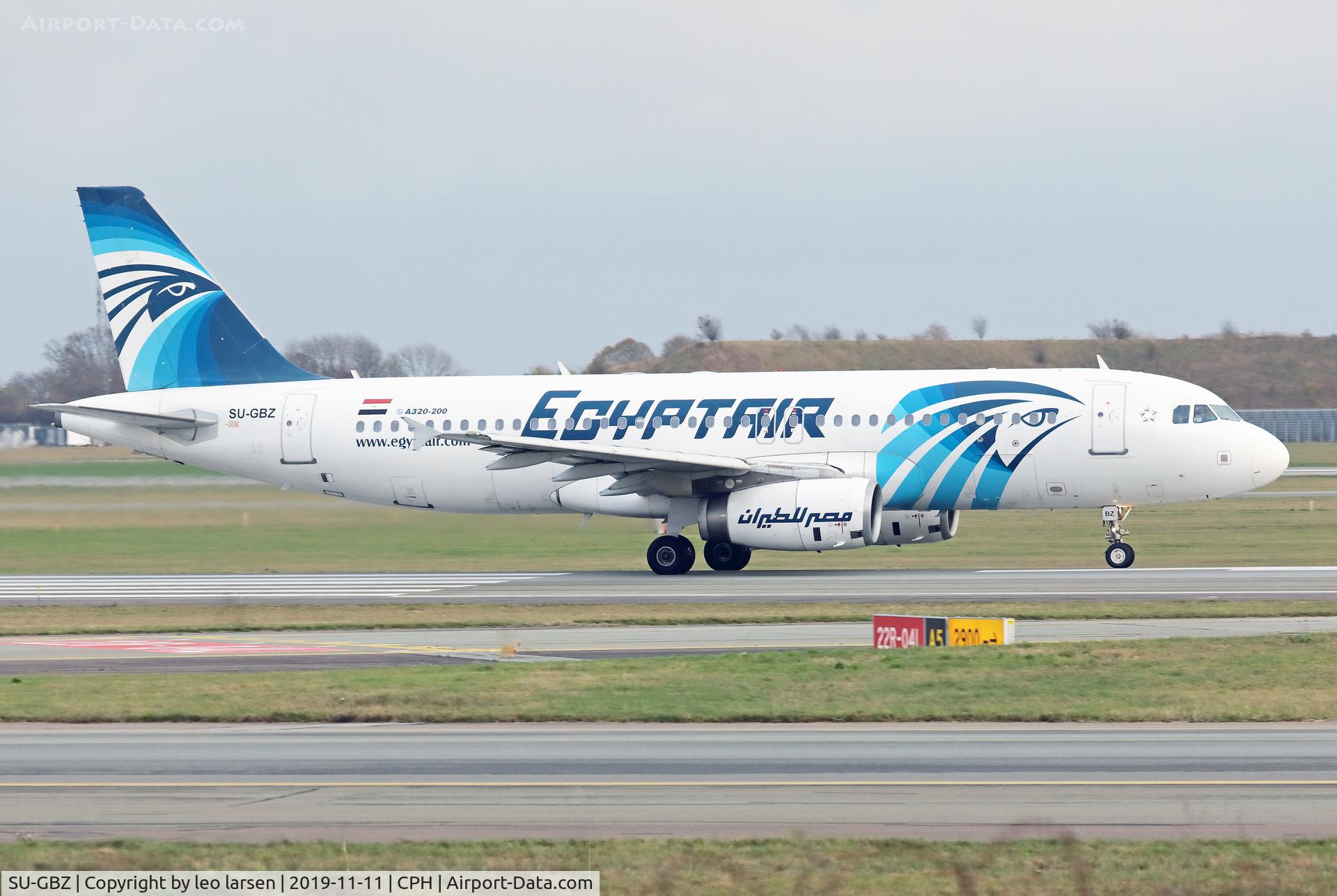 SU-GBZ, 2003 Airbus A320-232 C/N 2070, Copenhagen 11.11.2019