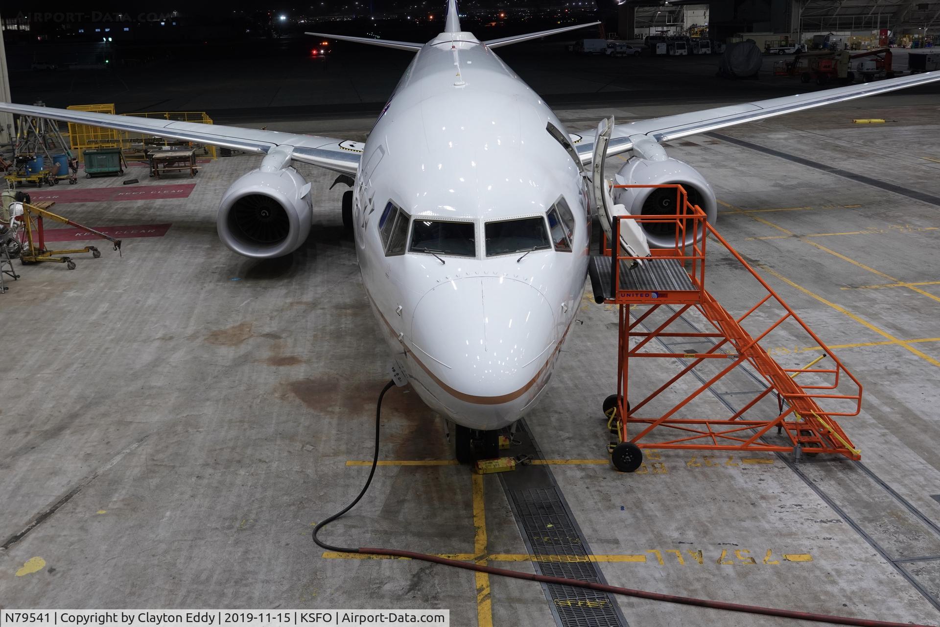 N79541, 2017 Boeing 737-824 C/N 63725, SFO 2019.