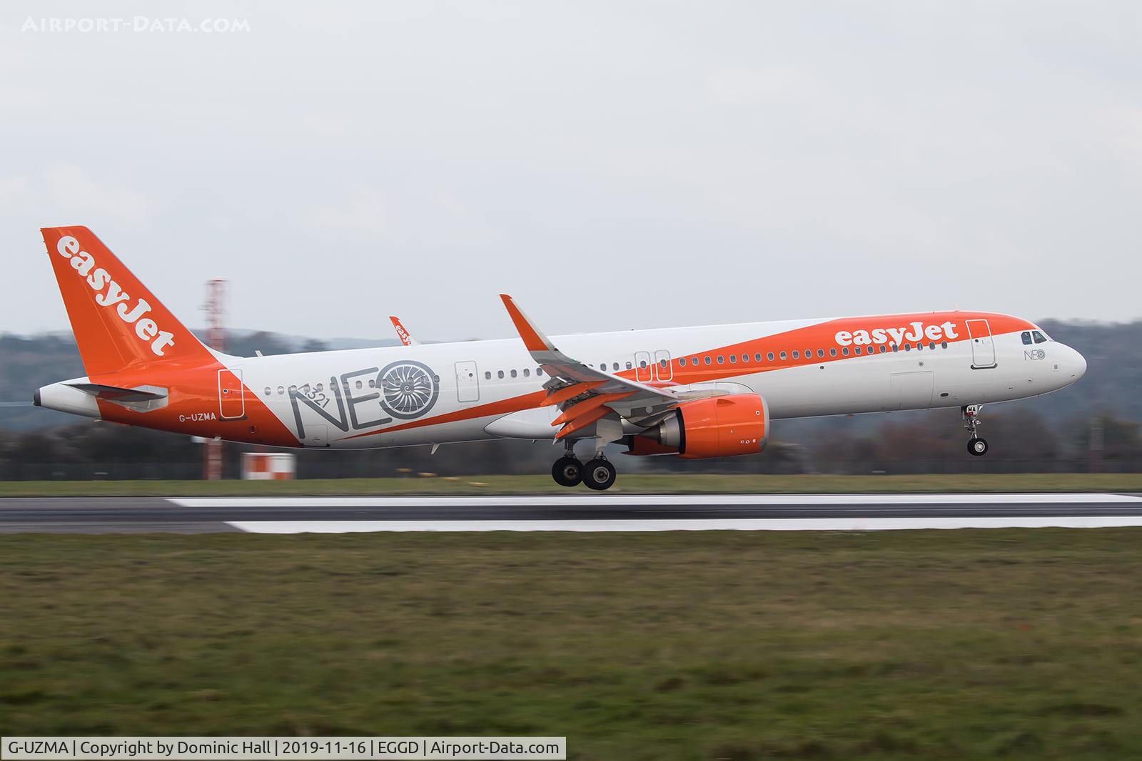 G-UZMA, 2018 Airbus A321-251NX C/N 8314, Landing RWY 09