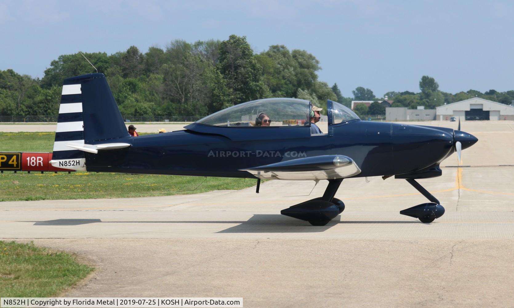 N852H, Vans RV-8A C/N 81985, Vans RV-8A