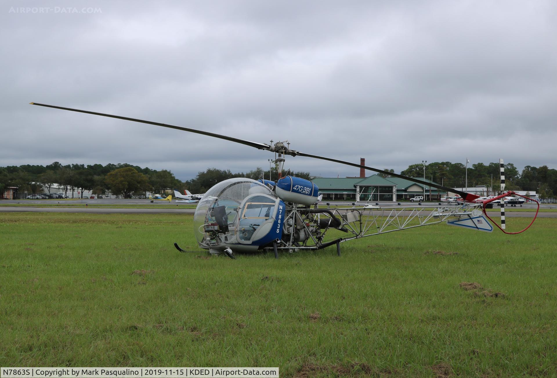 N7863S, Bell 47G-3B-1 Sioux C/N 6630, Bell 47G-3B-1