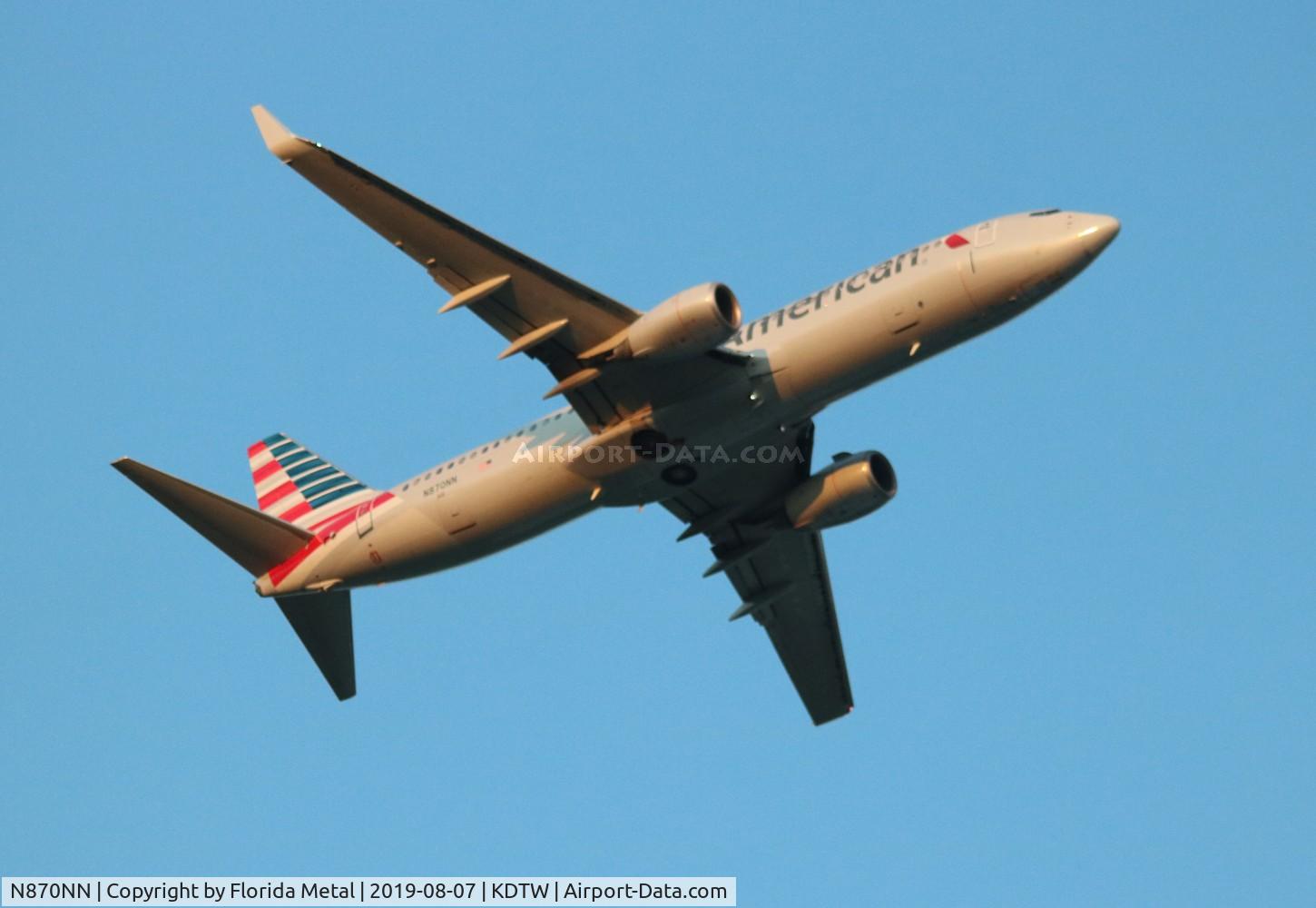N870NN, 2011 Boeing 737-823 C/N 40765, American