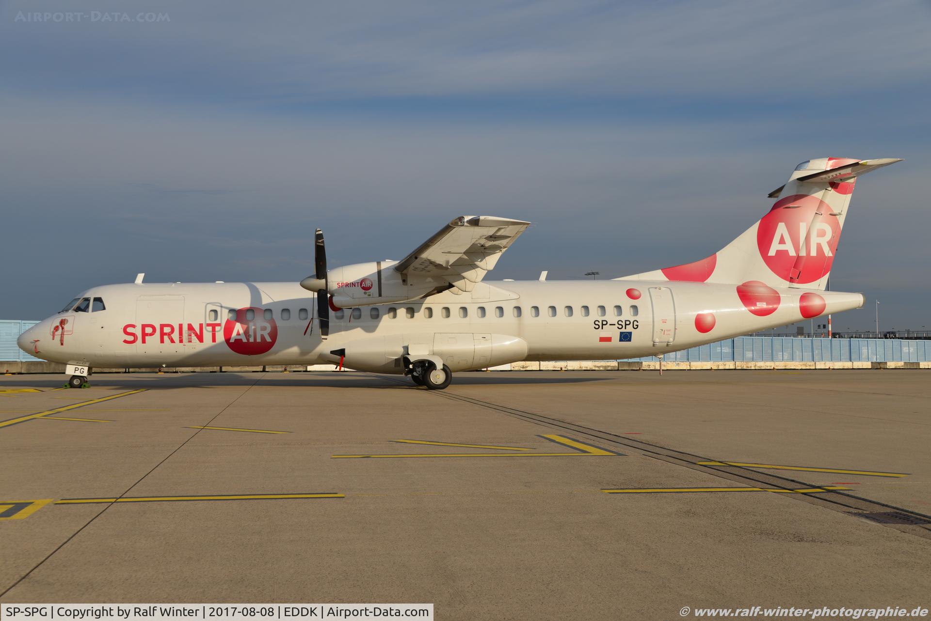SP-SPG, 1996 ATR 72-202 C/N 488, ATR 72-202 - P8 SRN SprintAir - 488 - SP-SPG - 08.08.2017 - CGN