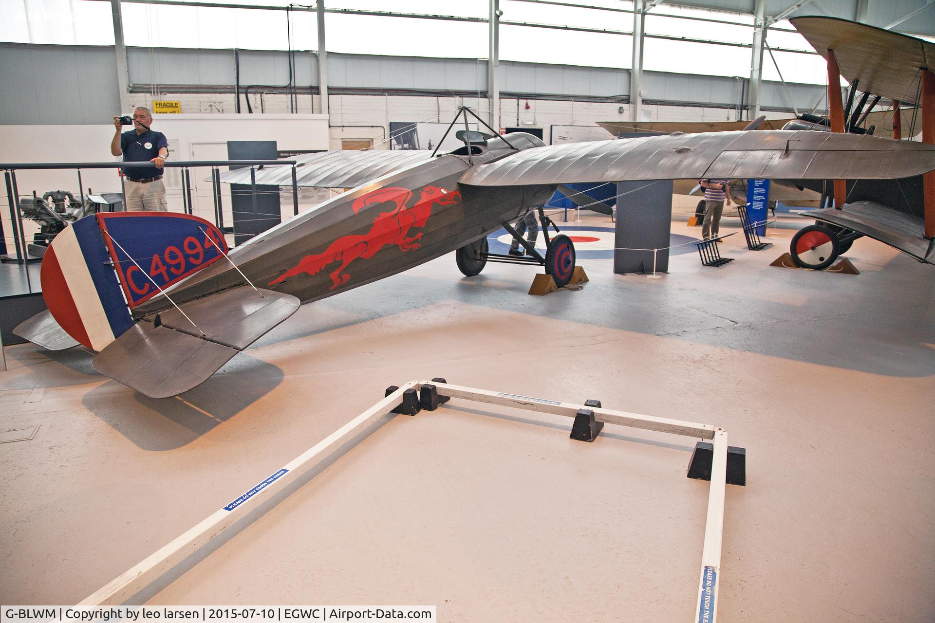 G-BLWM, 1987 Bristol M-1C Replica C/N PFA 112-10892, Cosford Museum 10.7.2015