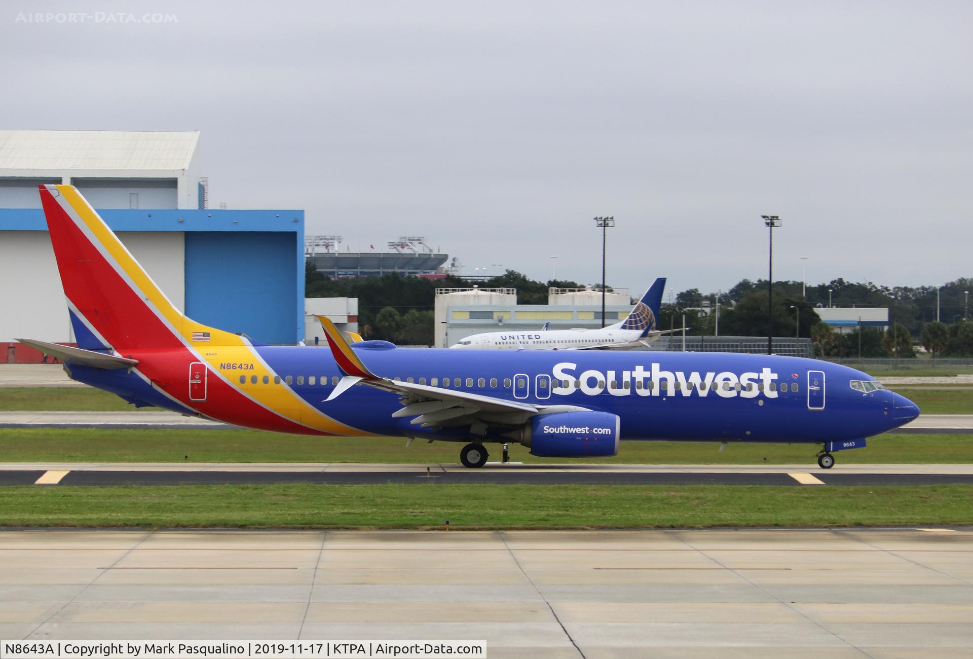 N8643A, 2014 Boeing 737-8H4 C/N 42524, Boeing 737-8H4