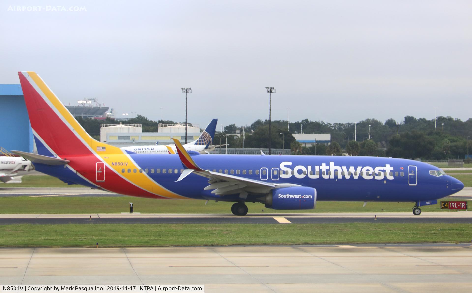 N8501V, 2016 Boeing 737-8H4 C/N 41530, Boeing 737-8H4