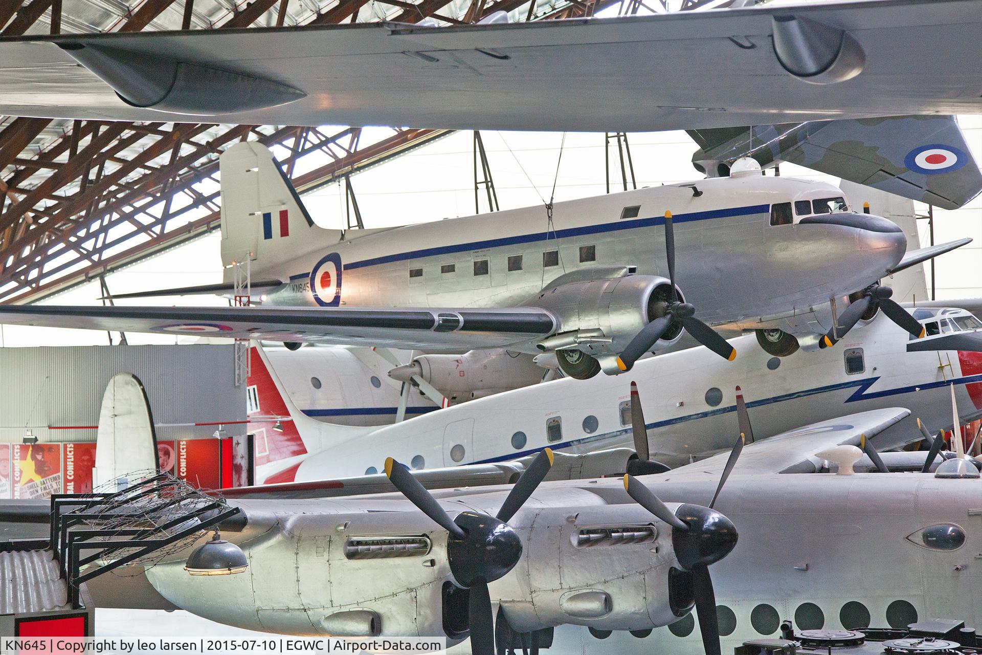 KN645, 1944 Douglas Dakota C.4 C/N 16587 / 33335, Cosford Museum 10.7.2015